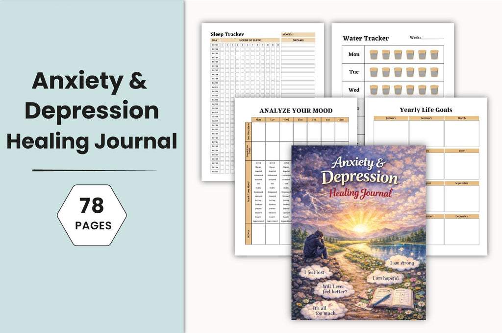 Anxiety and Depression Healing Journal