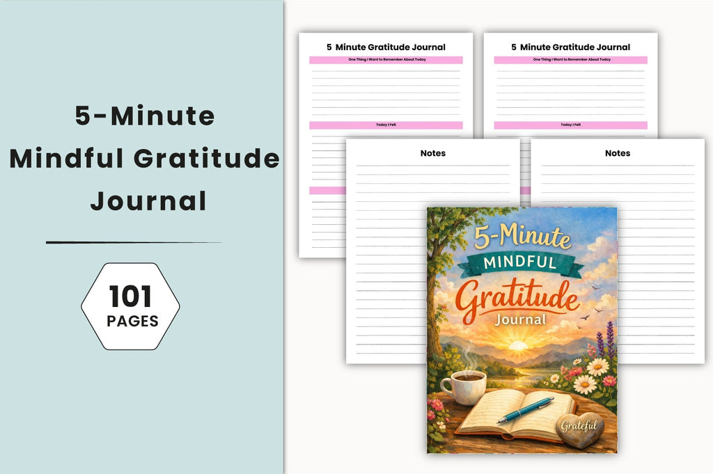 Minute Mindful Gratitude Journal