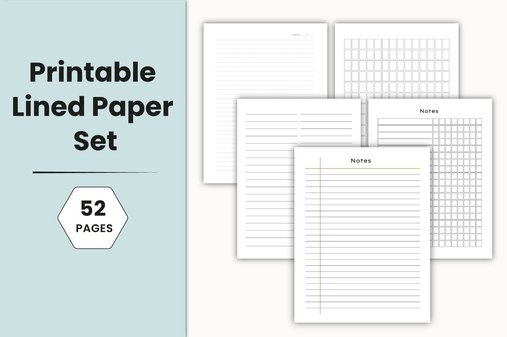 Lined Planner