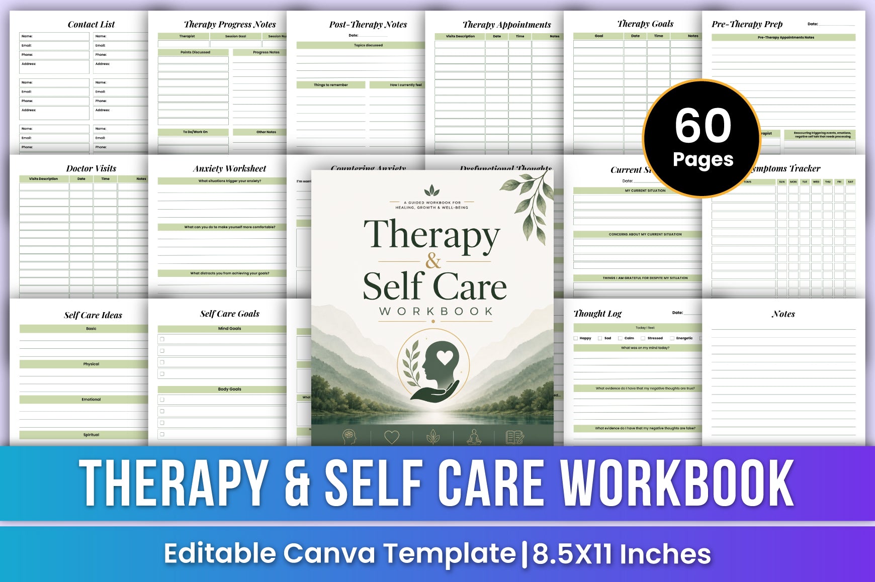 Therapy Self Care Workbook