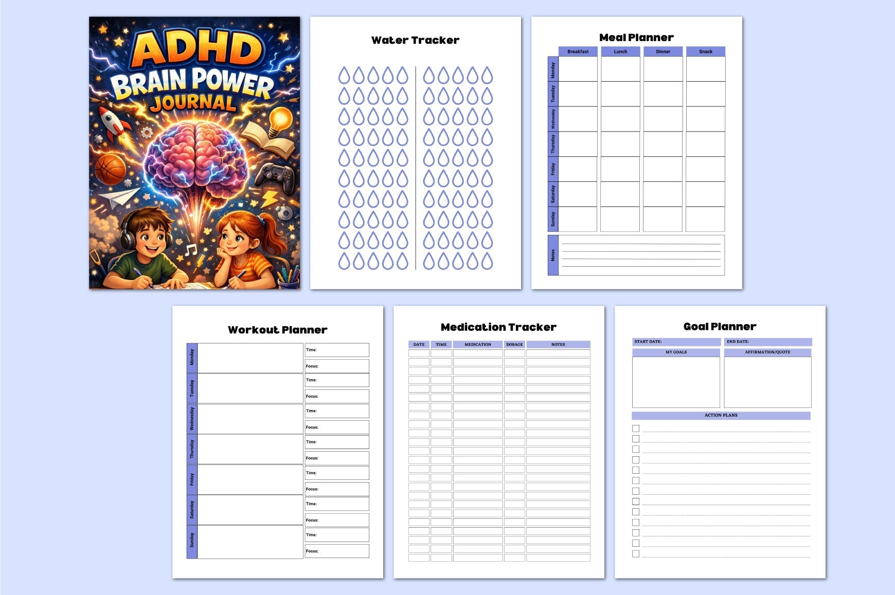 Adhd Brain Power Journal