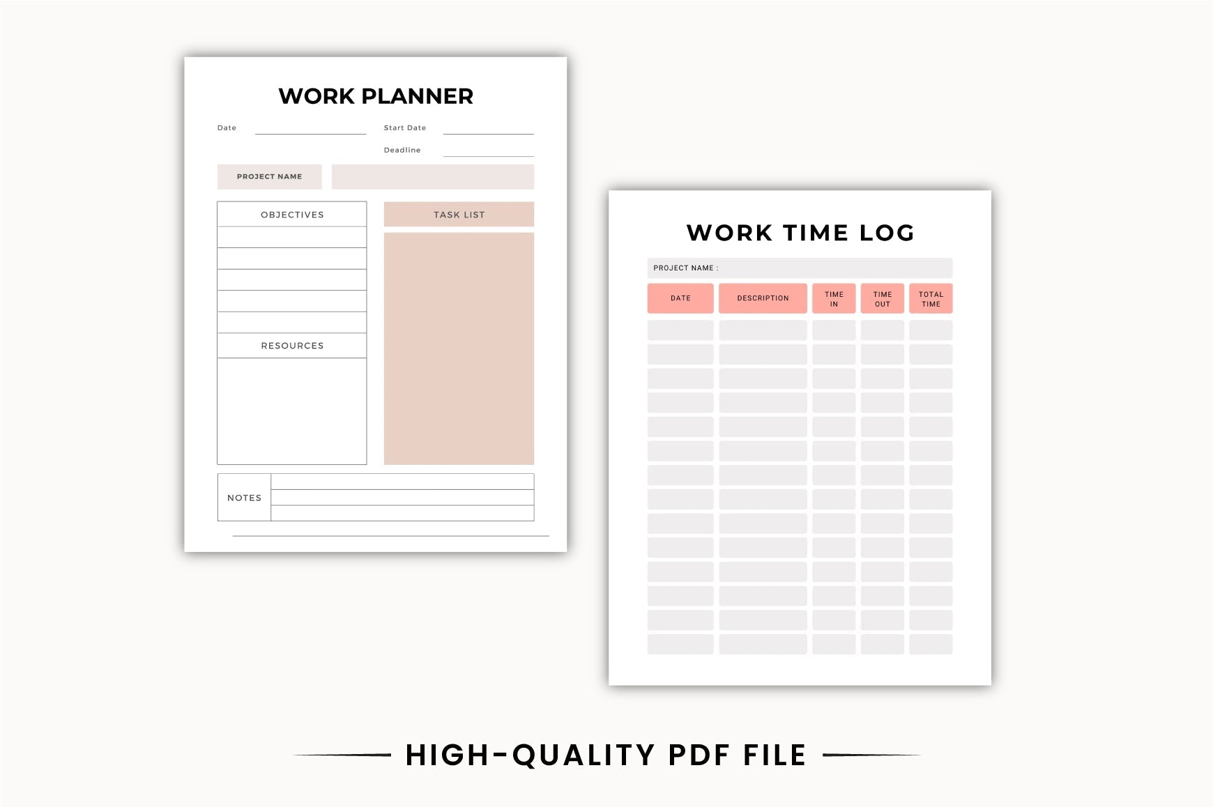 Work Productivity Planner