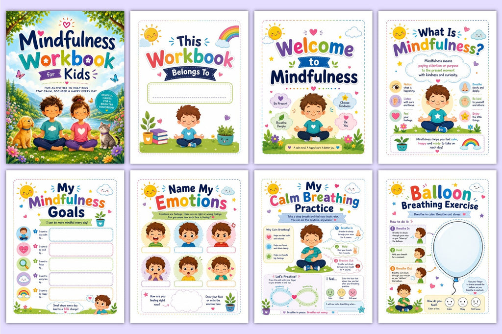 Mindfulness For Kids Workbook