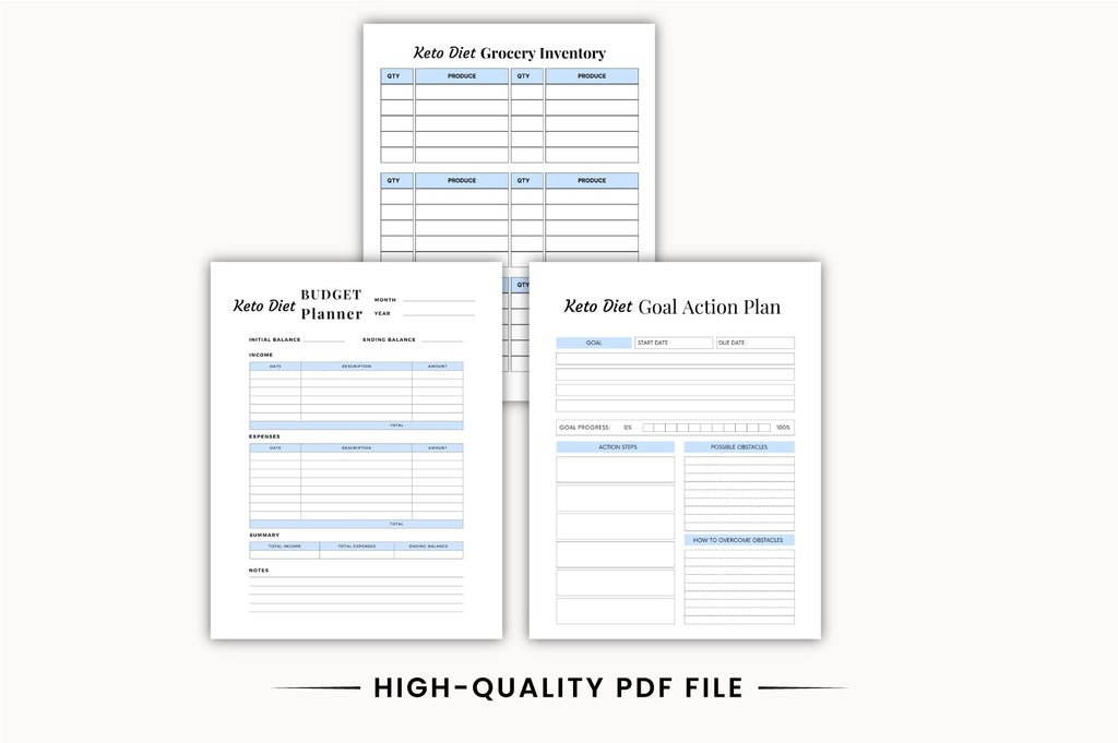 Keto Lifestyle Planner