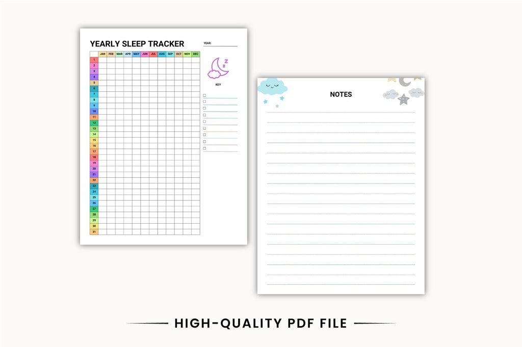 Monthly Sleep Planner