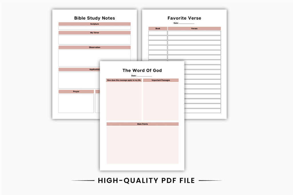 Faith Devotional Planner