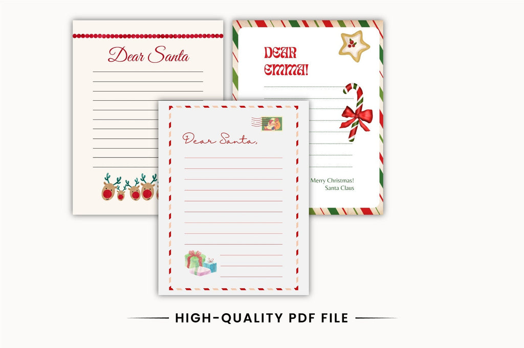 Dear Santa Christmas Activity Planner