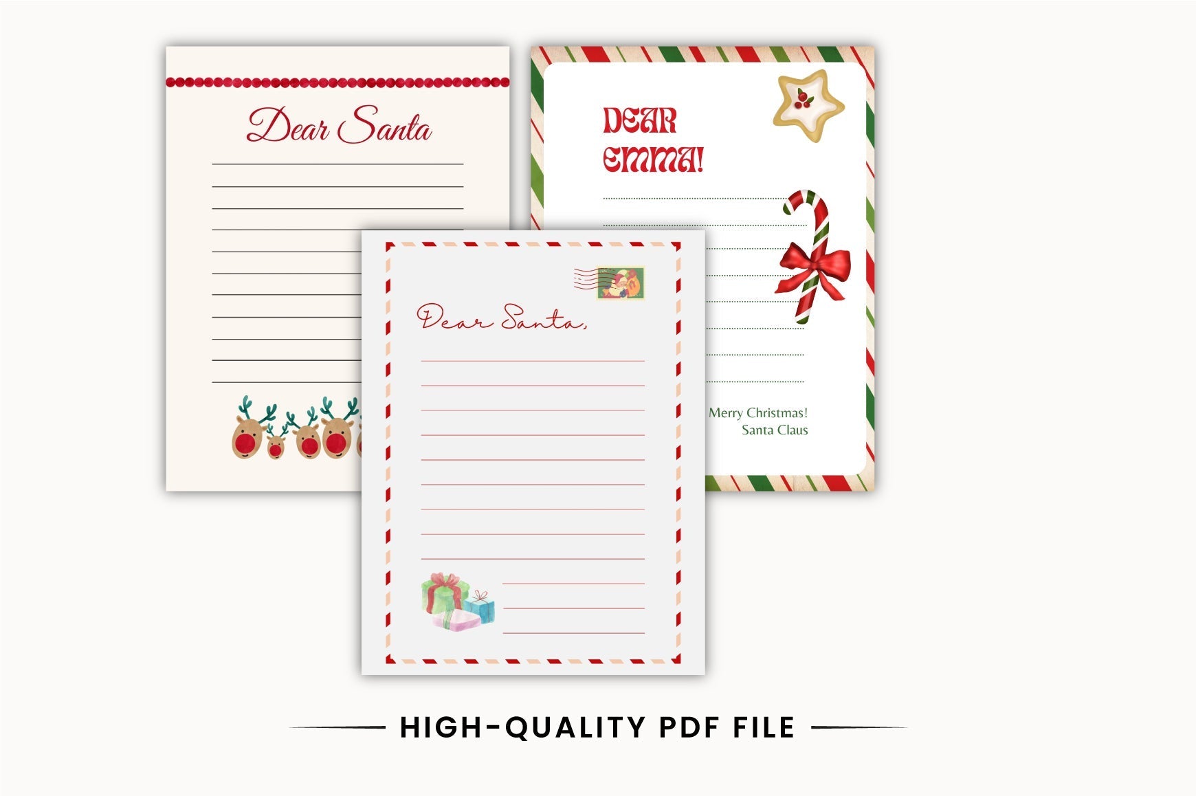Dear Santa Christmas Activity Planner