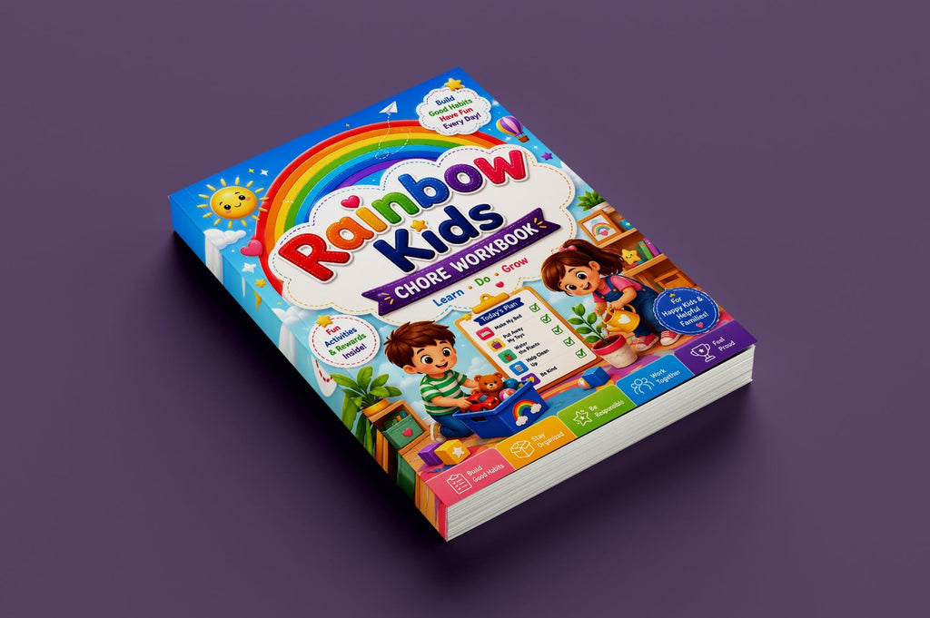 Rainbow Kids Chore Workbook