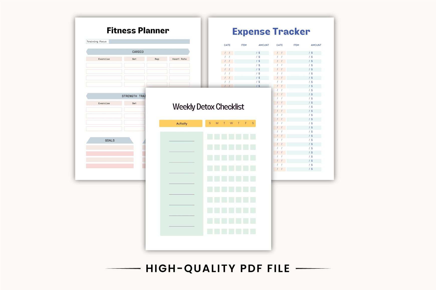 Fitness Workout Planner