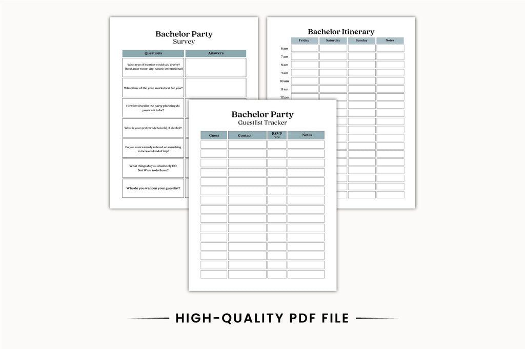 Bachelor Party Event Planner
