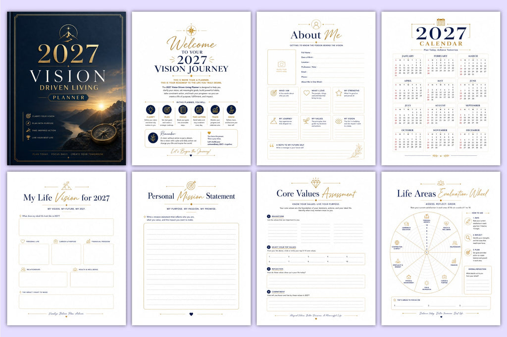 Vision Driven Living Planner