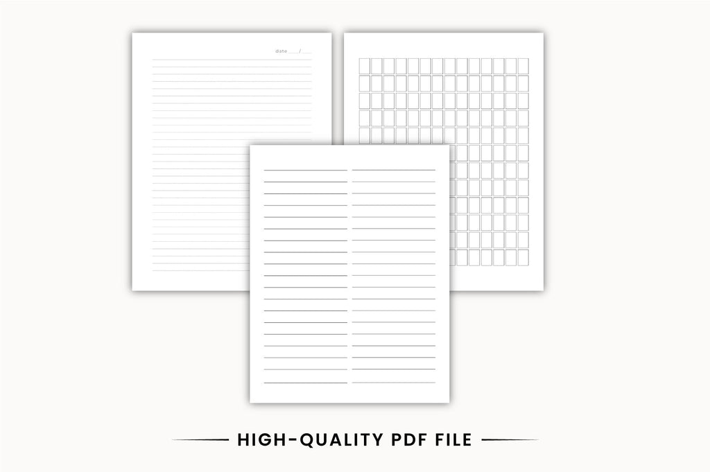 Lined Planner