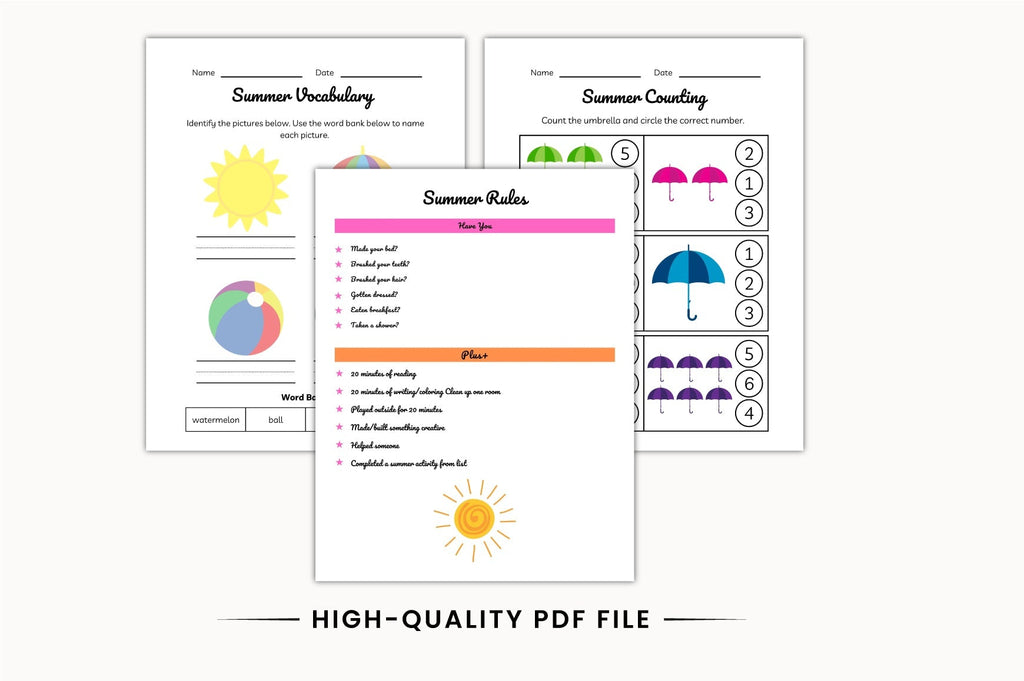 Kids Summer Activity Planner