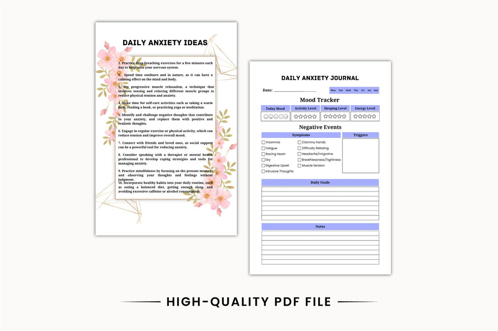 Daily Anxiety Reflection Journal