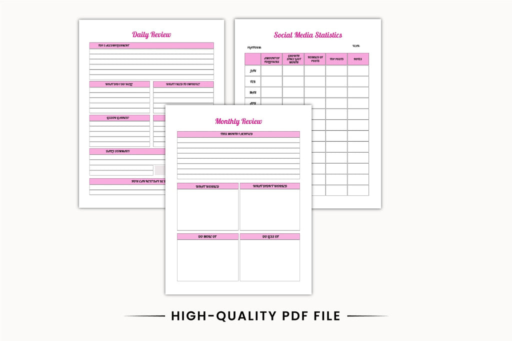 Side Hustle Business Planner