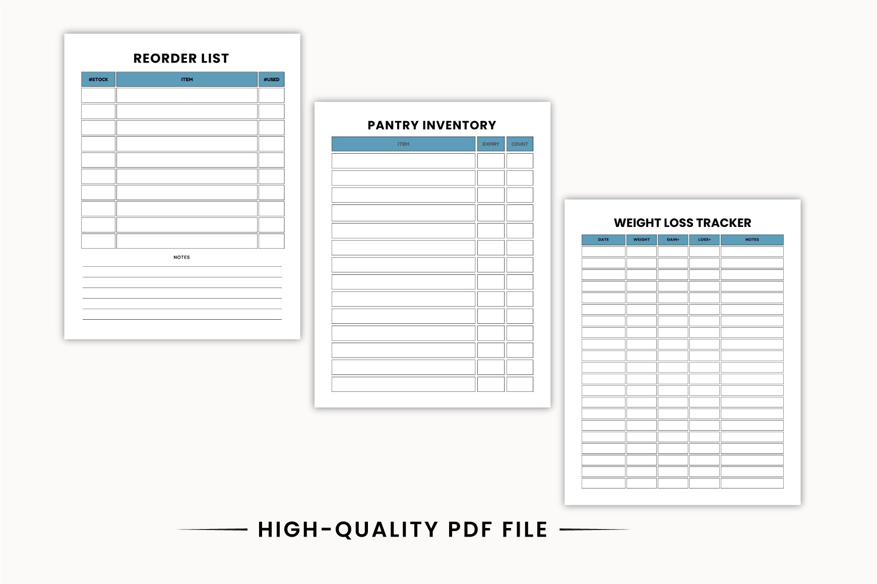 ADHD Focus Planner for Improved Concentration Worksheets Preview