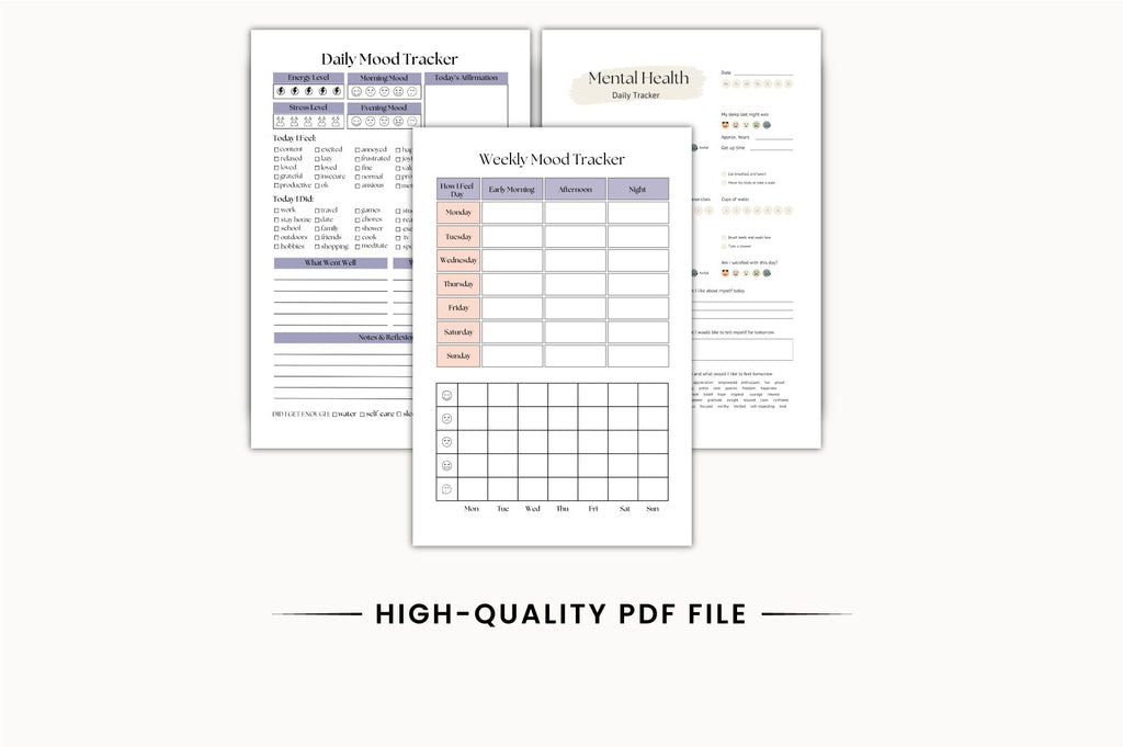Daily Mood Emotion Planner 13