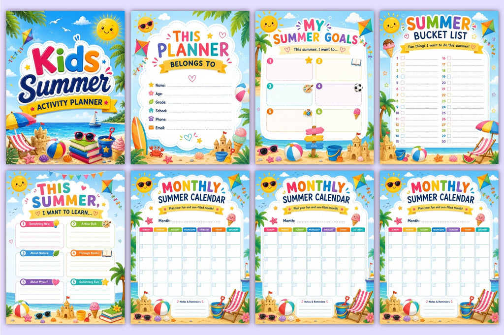 Kids Summer Activity Planner