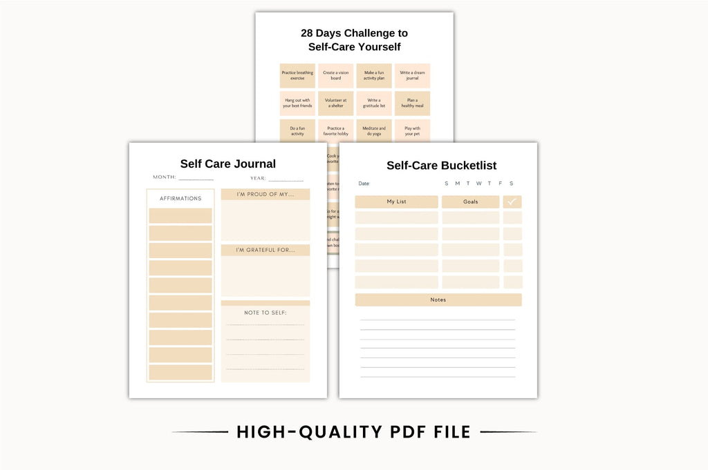 Wellness Self-Care Planner
