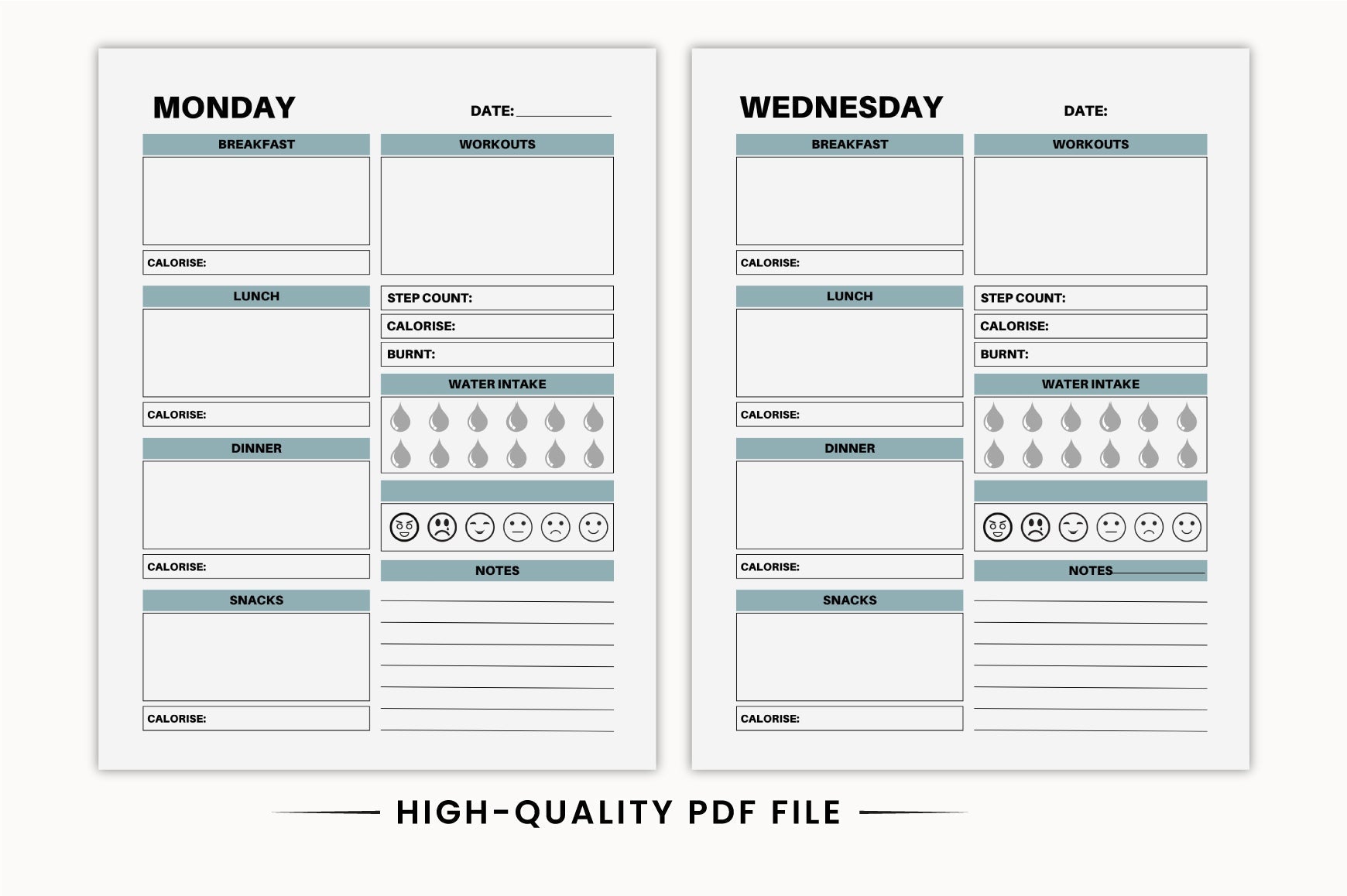 Day Food Meal Planner