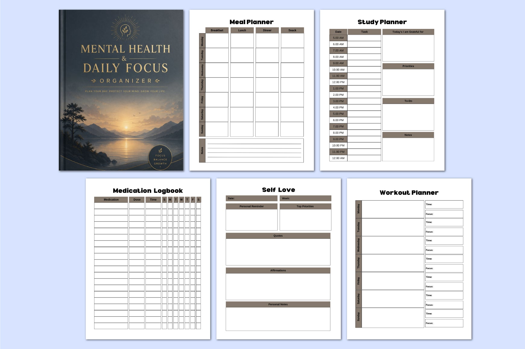 Mental Health Daily Focus