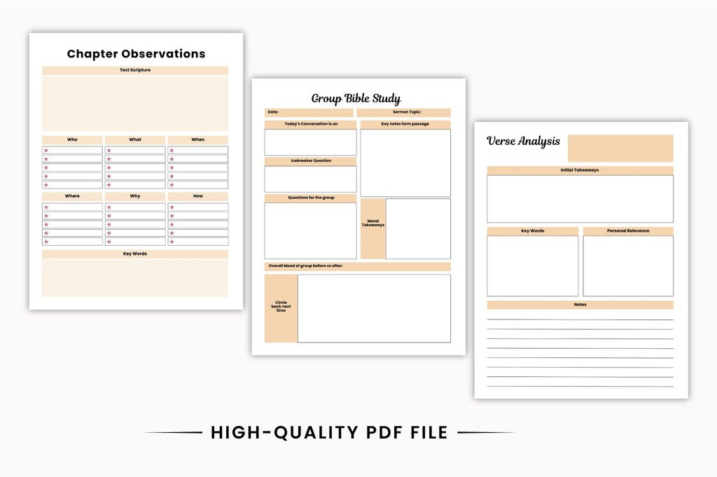 Christian Devotional Planner