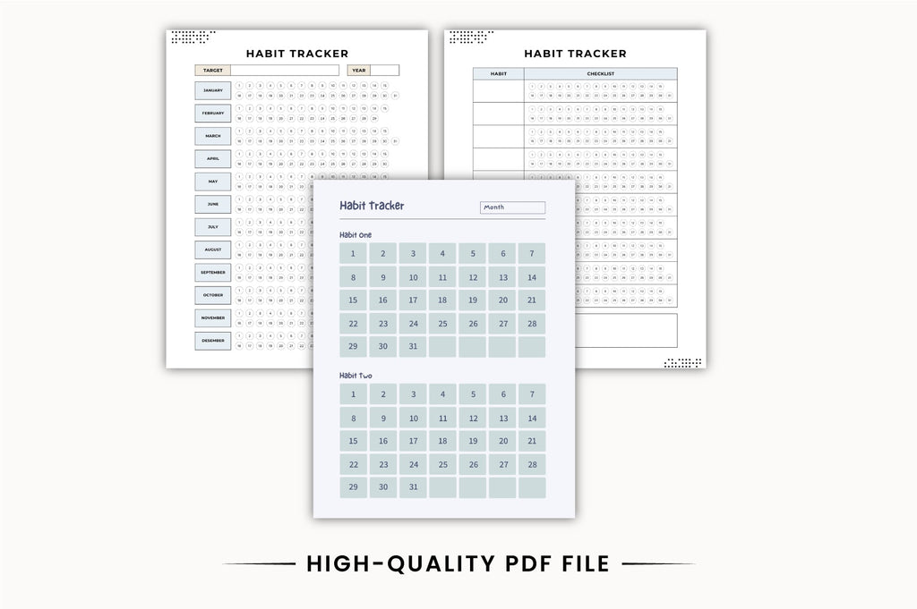 Habit Tracking Journal