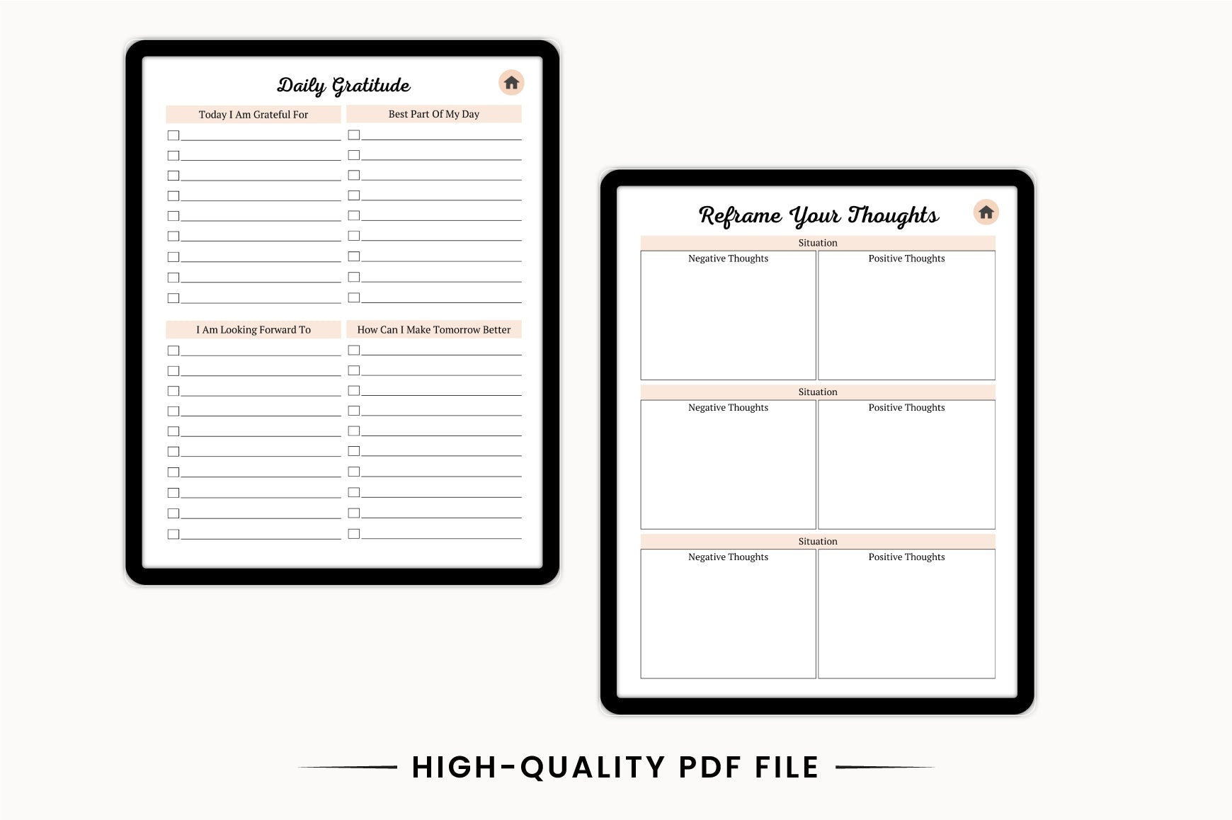 Self Care Wellness Journal