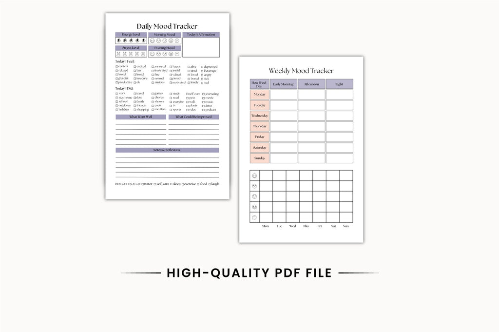 Daily Mood Emotion Planner 13