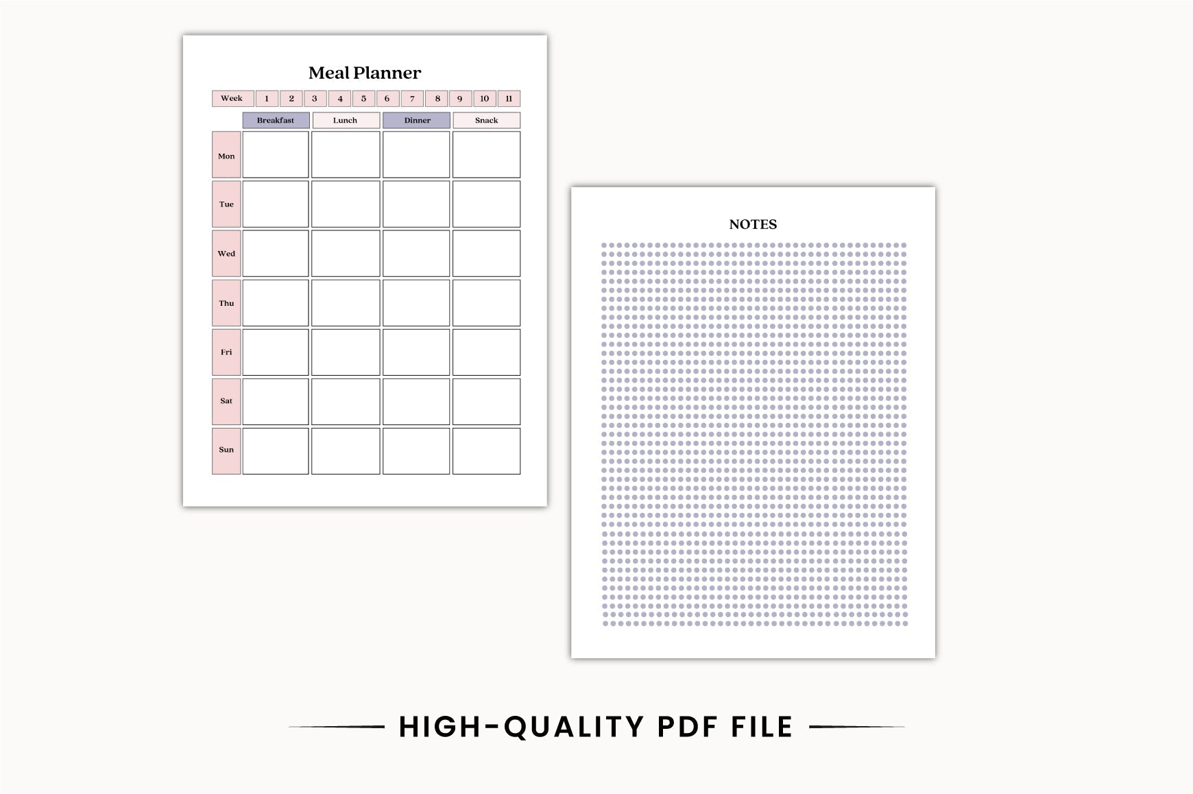 Soft Wellness Challenge Planner