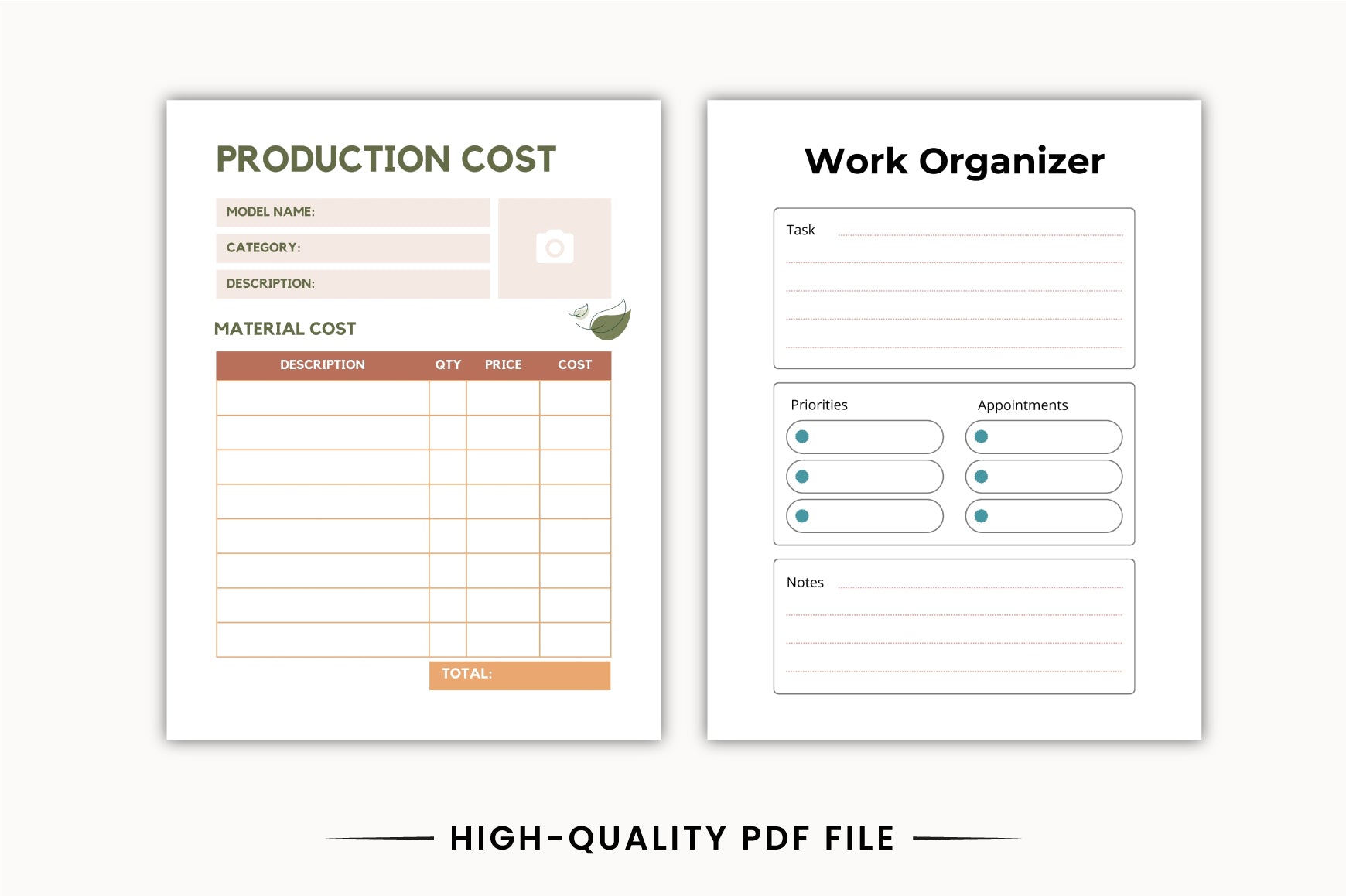 Work Productivity Planner