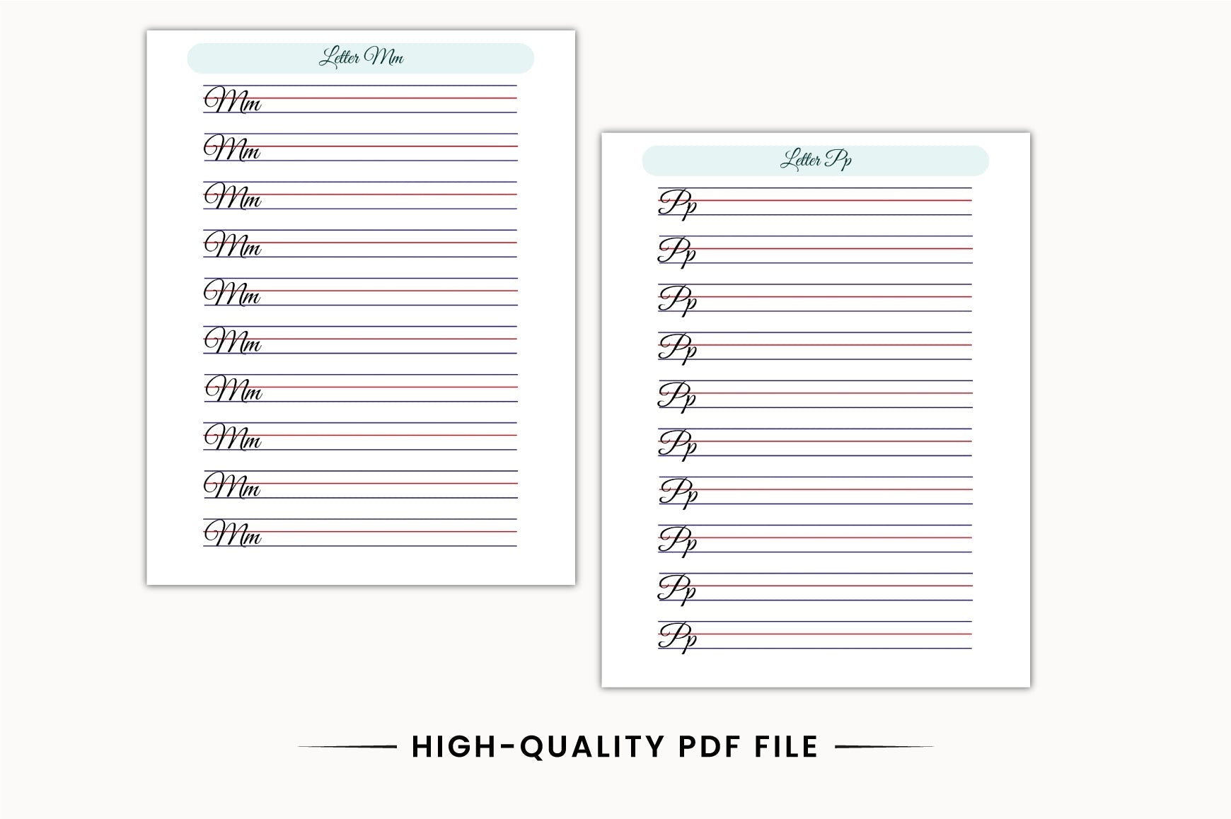 Cursive Handwriting Practice Workbook