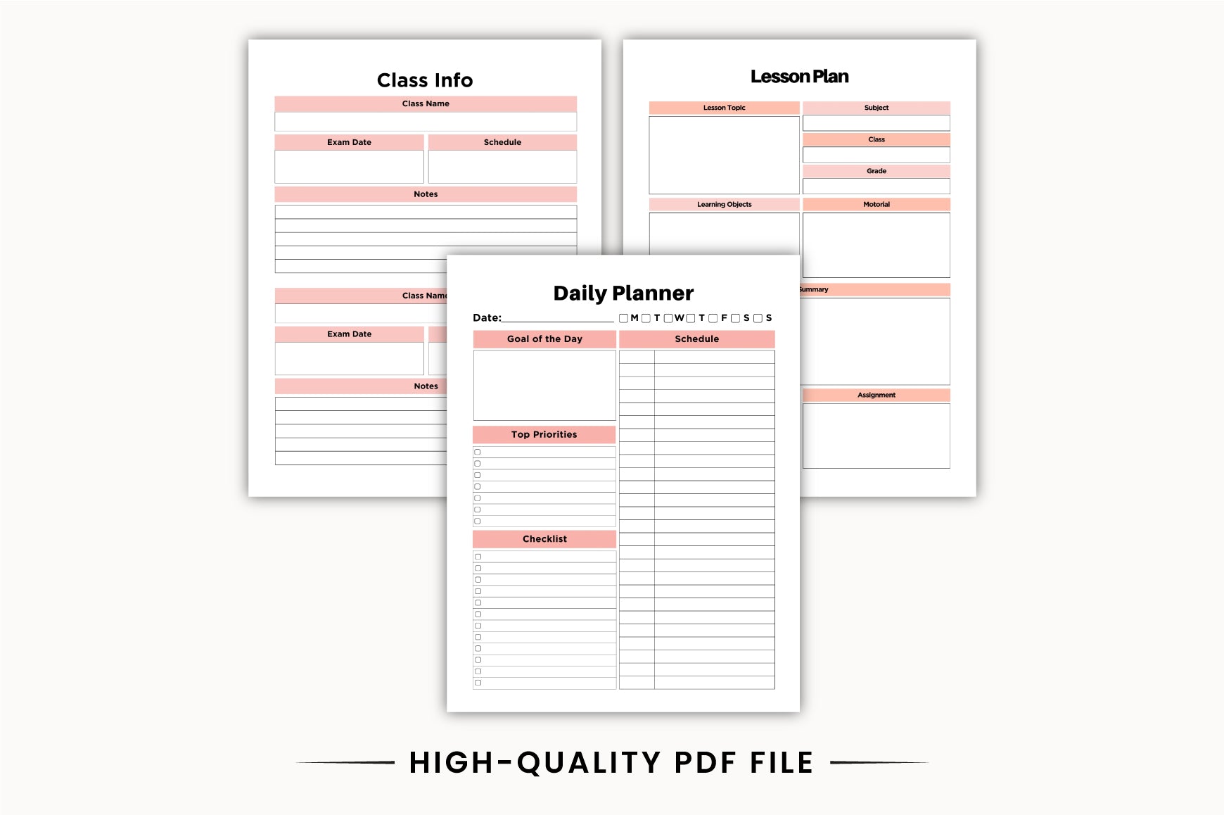 Student Study Planner for Effective Time Management