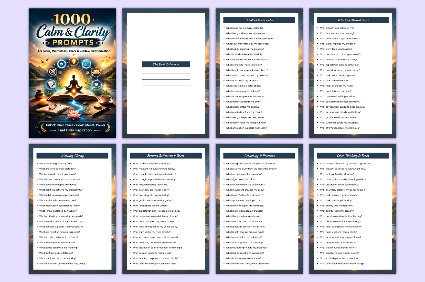 Calm Clarity Prompts Collection