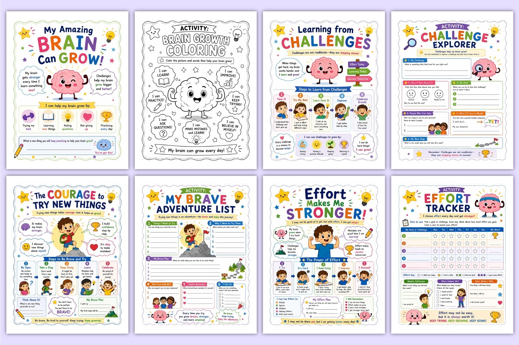 Growth Mindset Activities For Kids