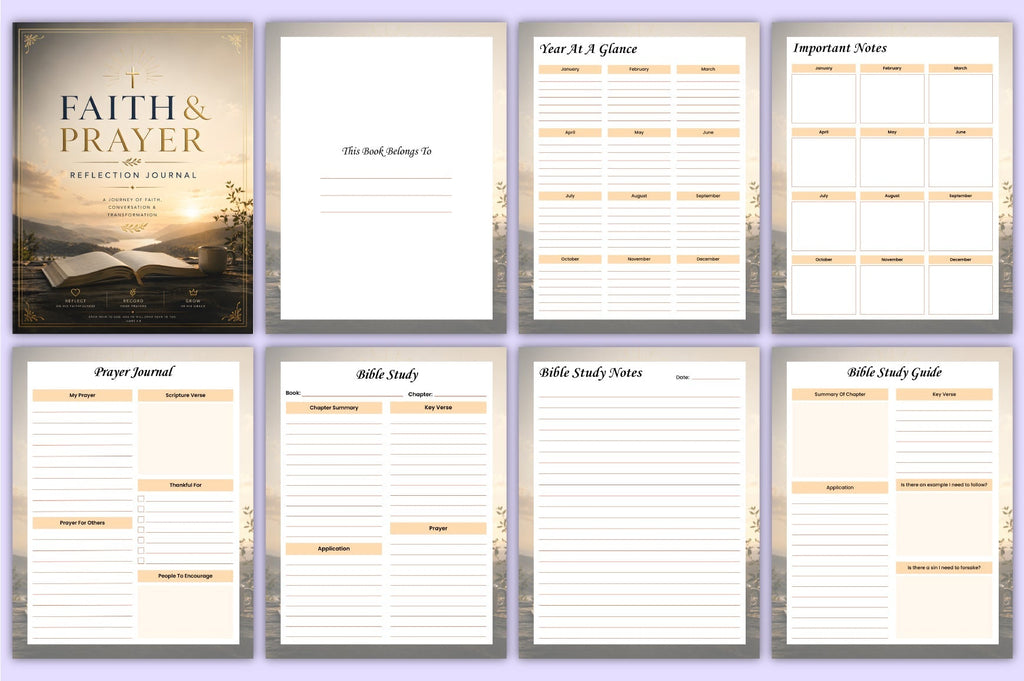 Faith Prayer Reflection Journal