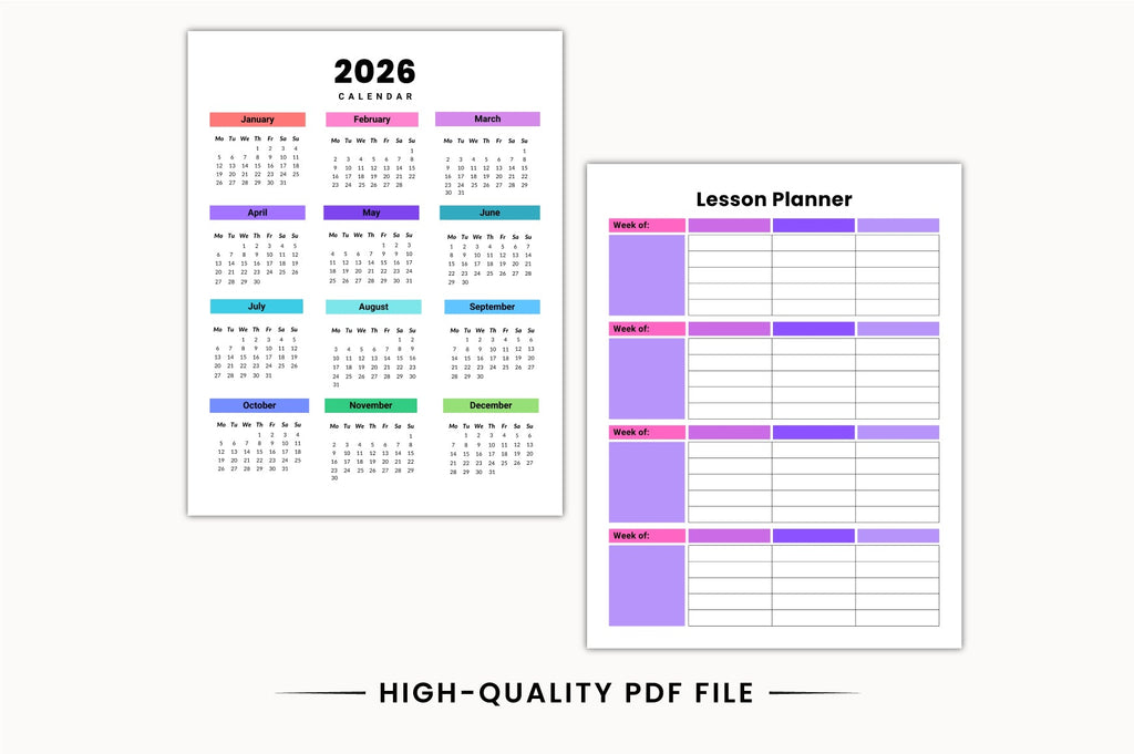 Teacher Academic Planner