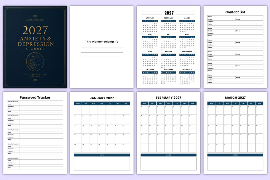 Anxiety Depression Planner