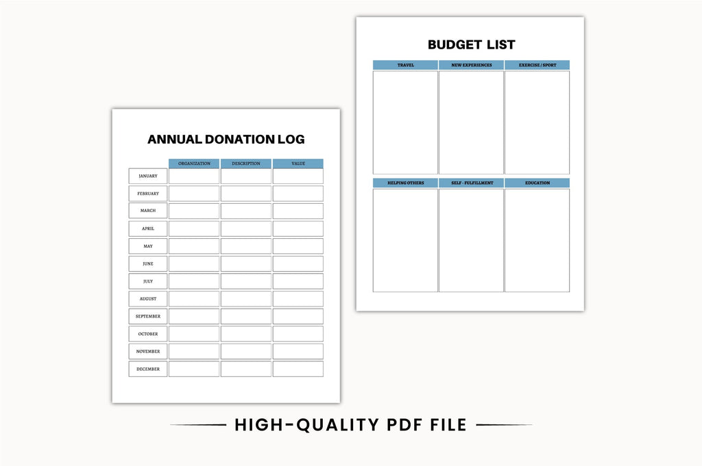 Budget Money Management Planner