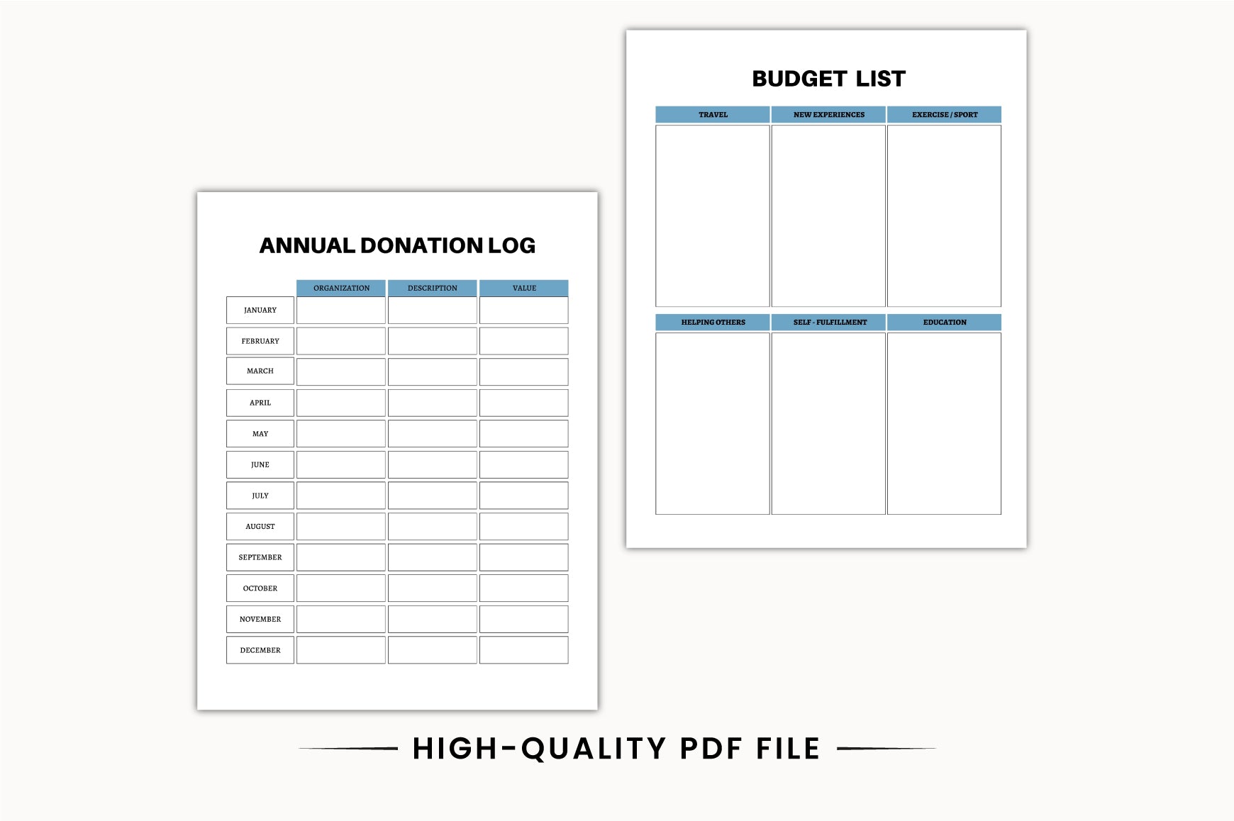 Budget Money Management Planner