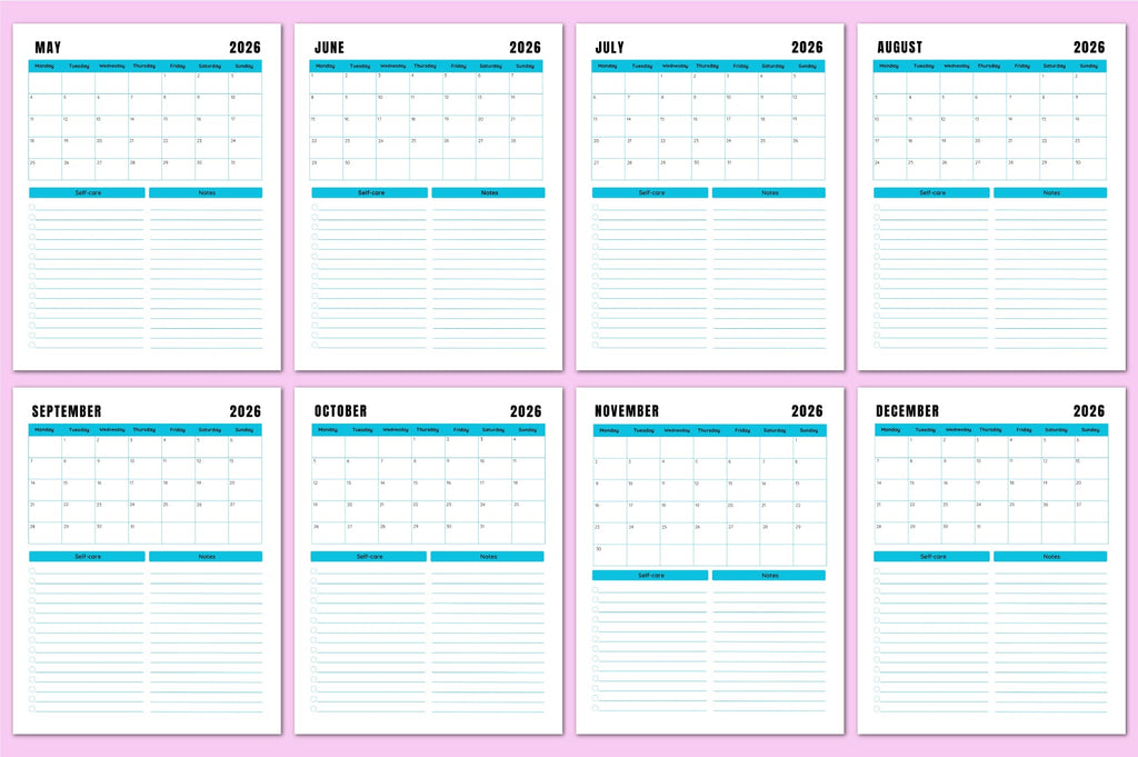 ADHD Cleaning Workbook with weekly cleaning schedule printables