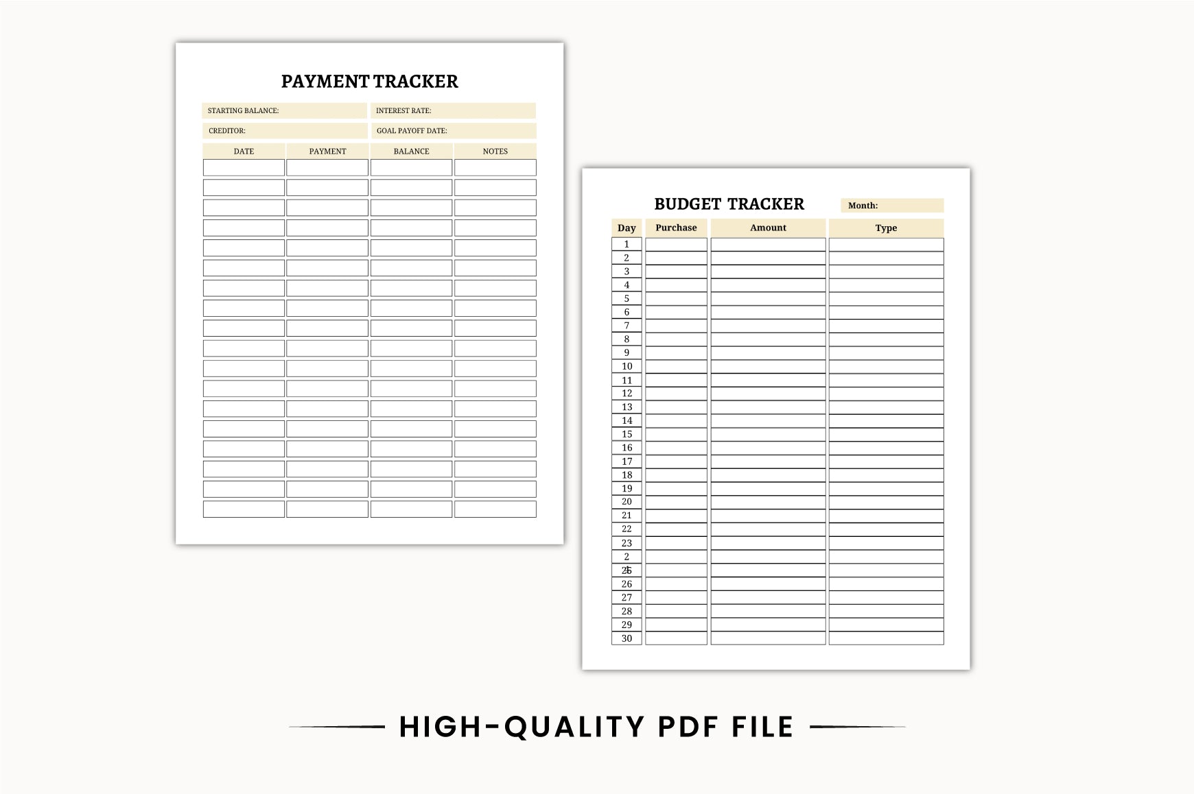 ADHD Focus Life Planner with printable organization templates