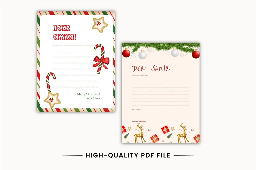 Dear Santa Christmas Activity Planner