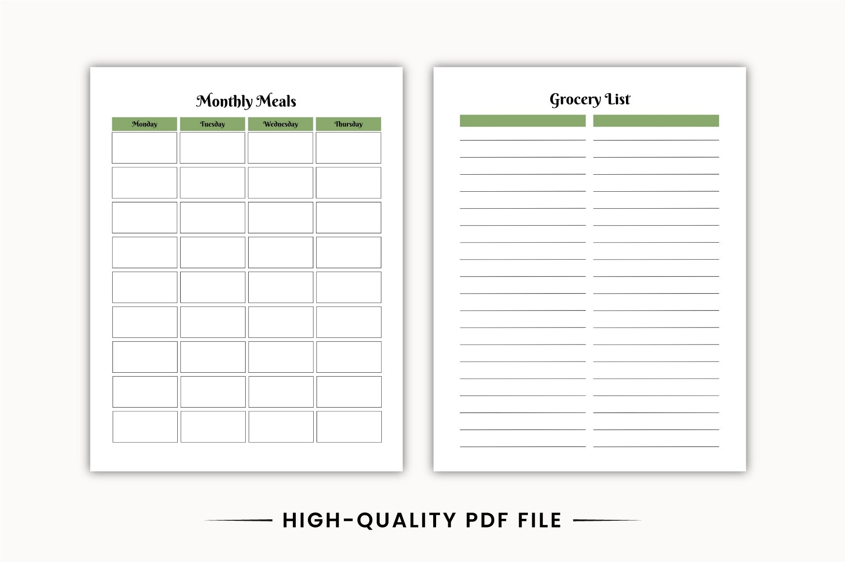 Healthy Meal Planner