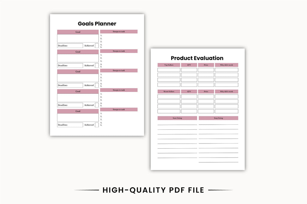 Small Business Management Planner