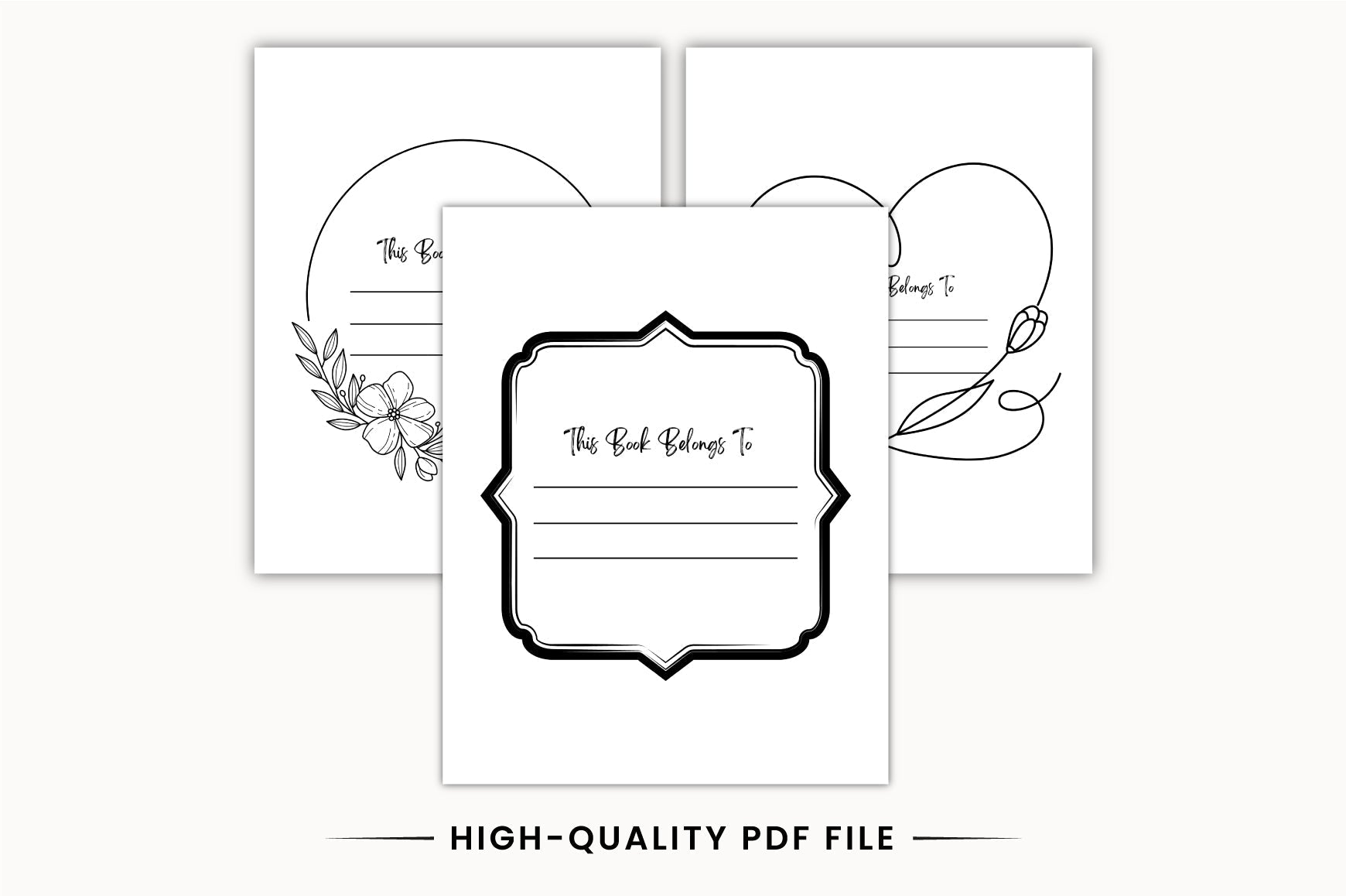 This Belongs To Journal