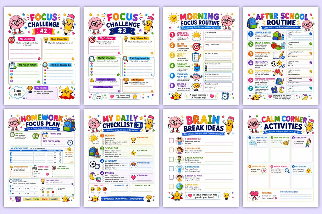 Super Focus For Kids Planner