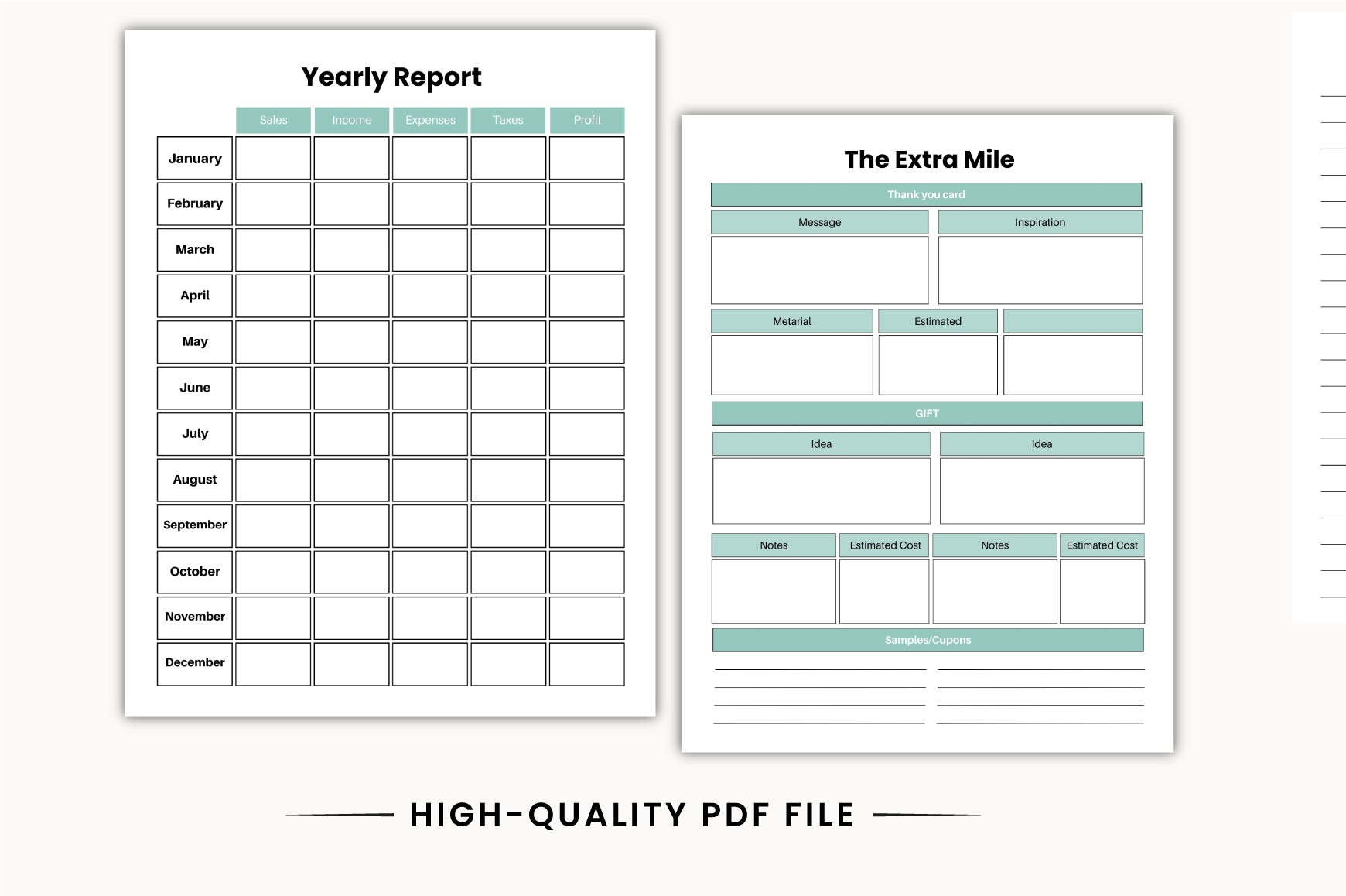 Handmade Business Planner
