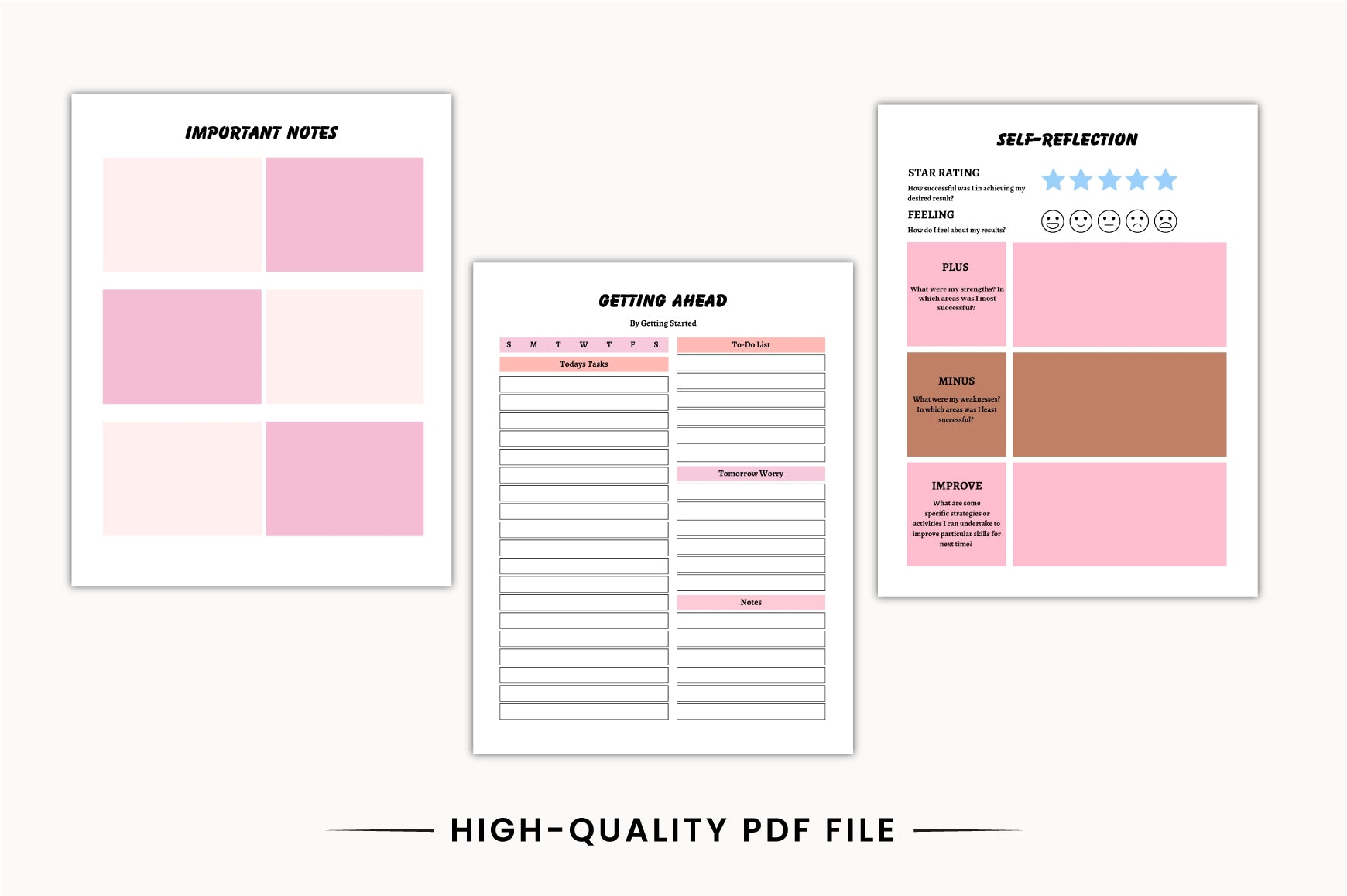 Self Control Skills Activity Planner